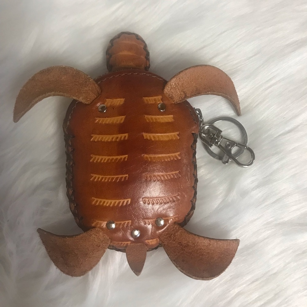 Turtle Leather Pouch - image 2